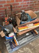 Pack of pipe insullation; towbar; Erbuer 900W irrigation pump.