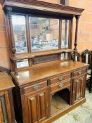 Edwardian mirrored sideboard