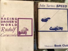 Bag of books on Motor Racing, some from the 1960s