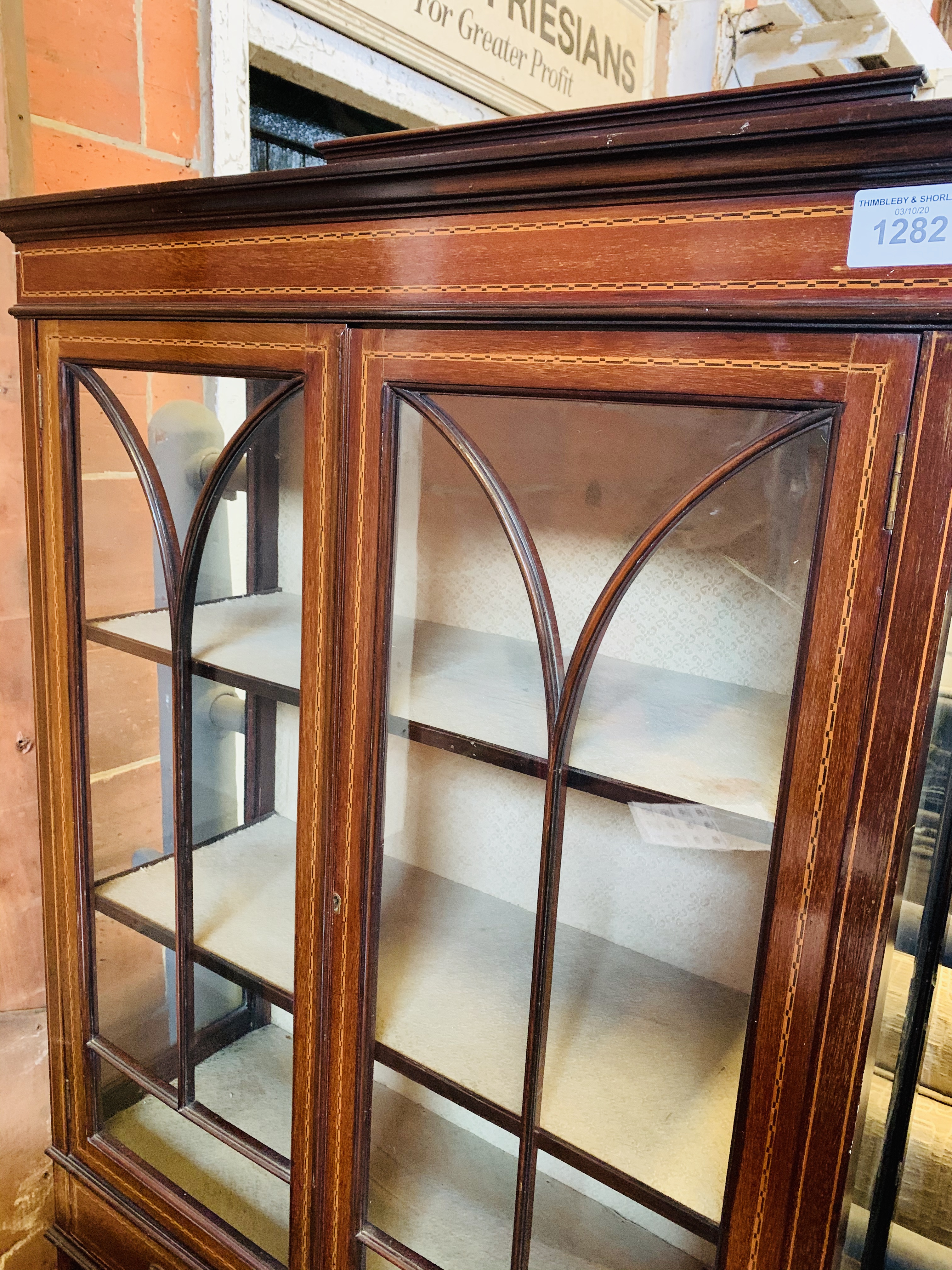 Edwardian display cabinet - Image 4 of 4