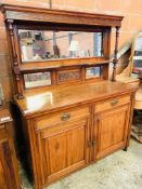 Maple & Co mirrored sideboard.