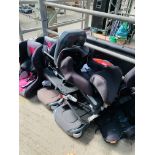 2 Graco; and 4 other assorted child's car seats. This item carries VAT.