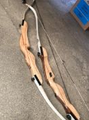 Optimo Plus competition bow and another.