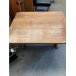 Oak drop leaf coffee table