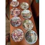 8 various Wedgwood decorative plates