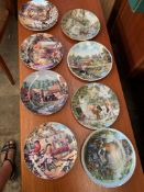 8 various Wedgwood decorative plates