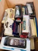 Box of Yesteryear and other diecast models.