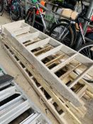 5 wooden stepladders
