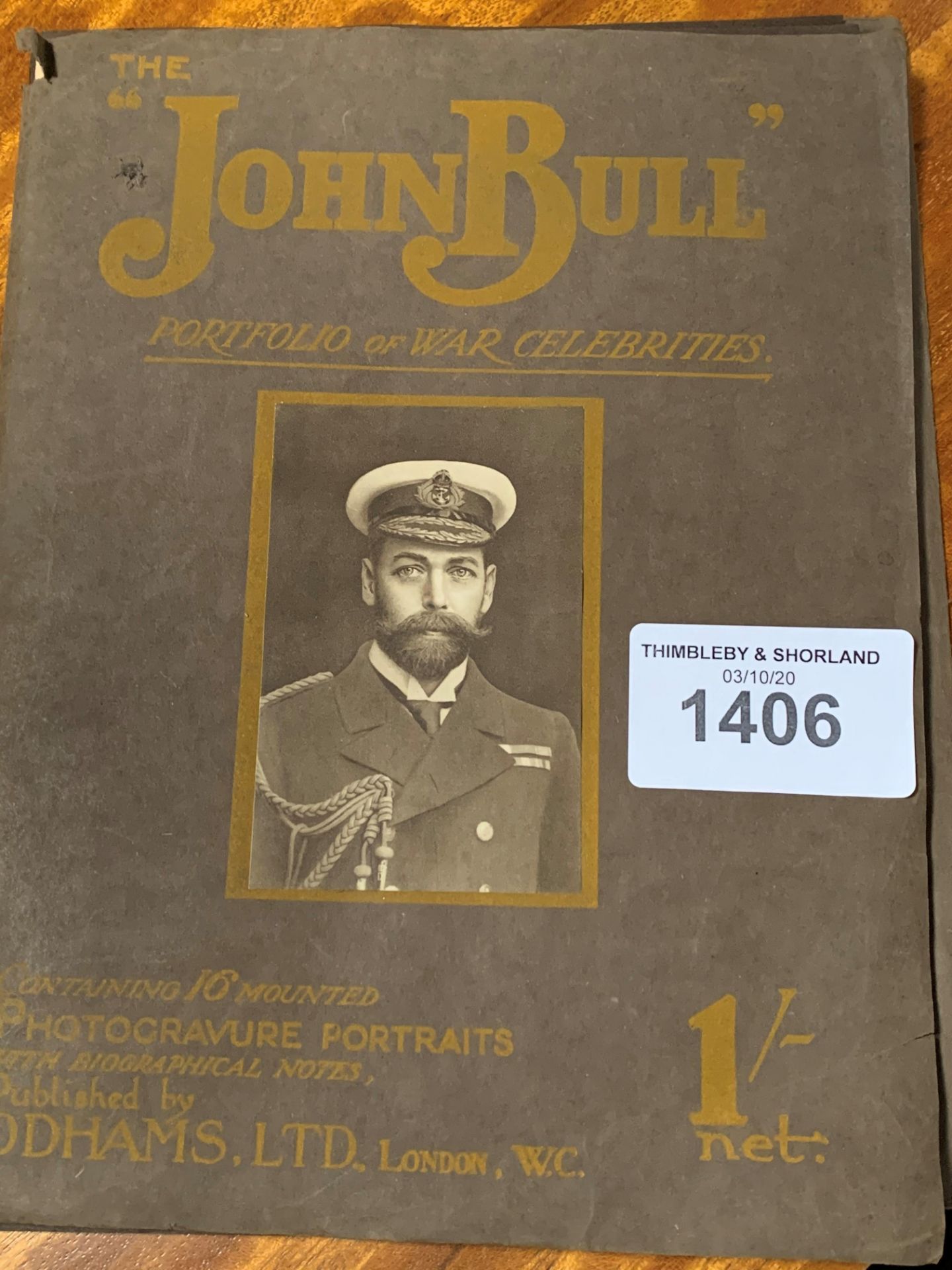 John Bull portfolio of War Celebrities.