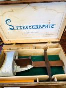 Boxed stereograph complete with 10 slides.