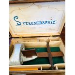 Boxed stereograph complete with 10 slides.
