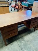 Teak desk.