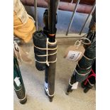 Penn INXS boat rod 7'8" 20-30 class; Penn multiplier reel; tray of fishing tackle.