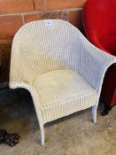 Lloyd Loom style chair.