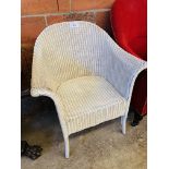 Lloyd Loom style chair.