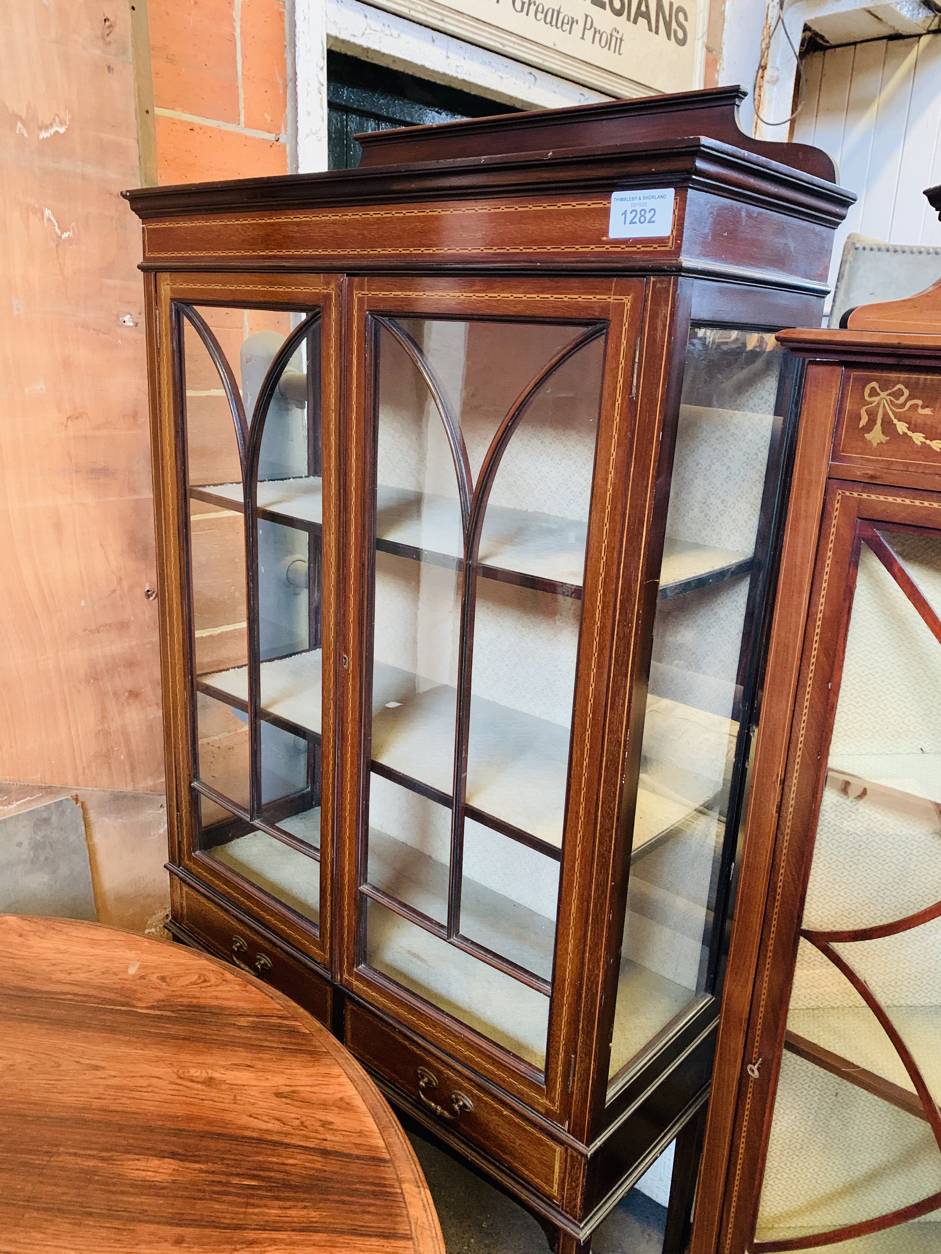 Edwardian display cabinet