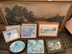 Quantity of framed & glazed prints and pictures (13 in total)