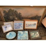 Quantity of framed & glazed prints and pictures (13 in total)