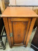 Mahogany pot cupboard.