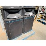 2 Peavey Hi Sys 4 speakers 8000 watts. This item carries VAT.