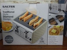 Salter diamond design 4 slice toaster