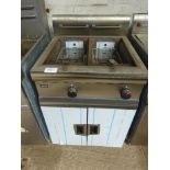 Lincat double tank gas fryer