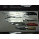 Bergner Neon 4pc knife set