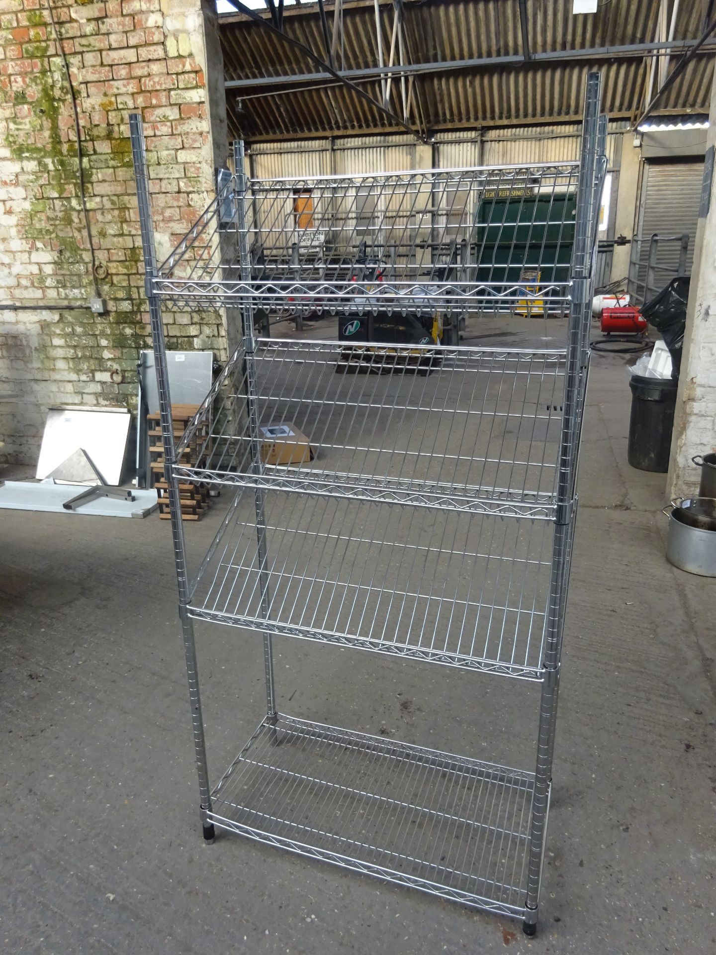 3 tier wire display stand.