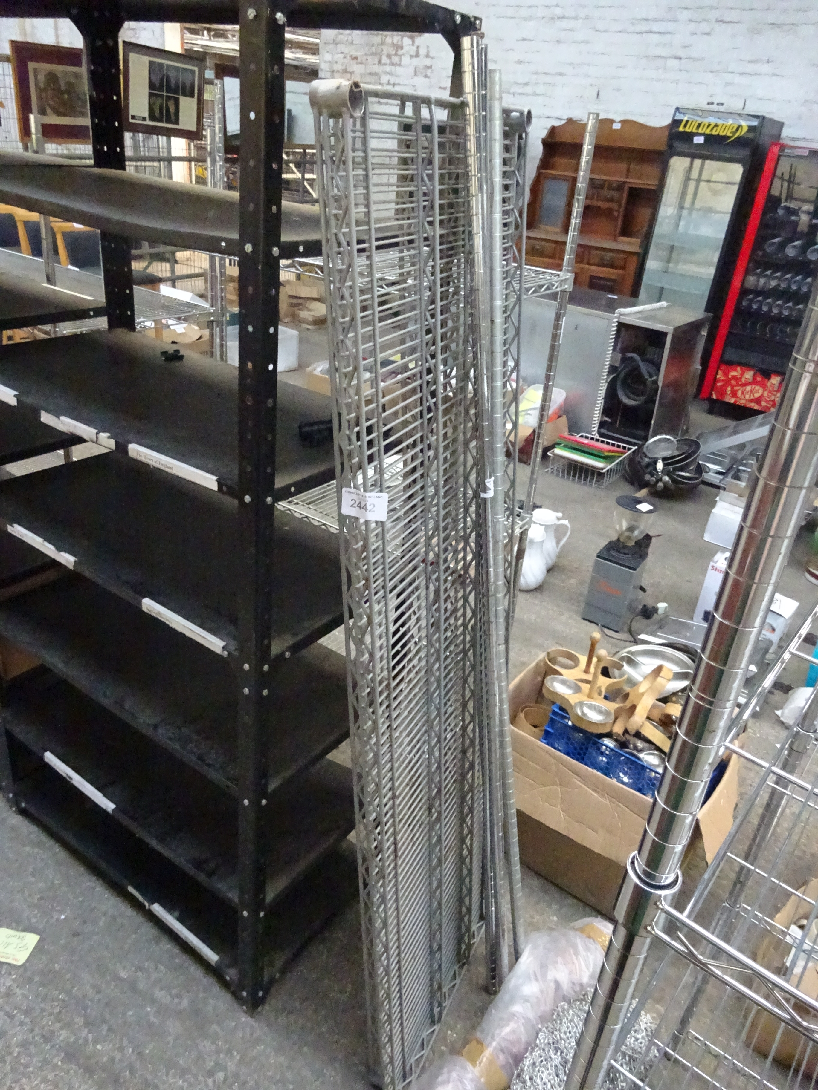 2 tier wire rack.