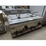 Lincat twin tank gas fryer