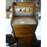 Pine 5 drawer cabinet.