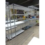 4 tier wire rack H:180cm, W:180cm, D:60cm