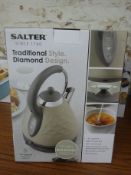 Salter diamond design kettle