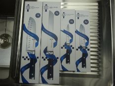 Set of 4 Le cordon Bleu knives, brad, chef, utility & cooks