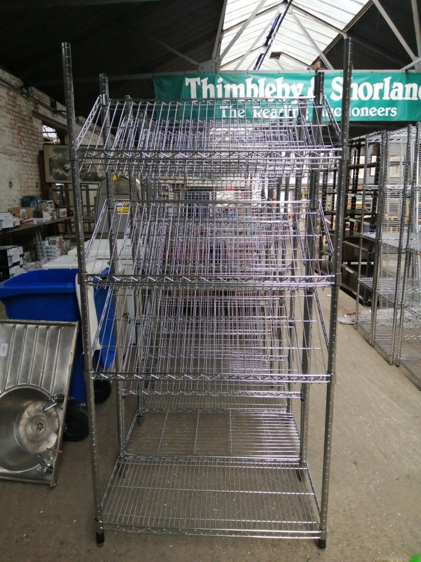 3 tier wire display stand. - Image 2 of 2