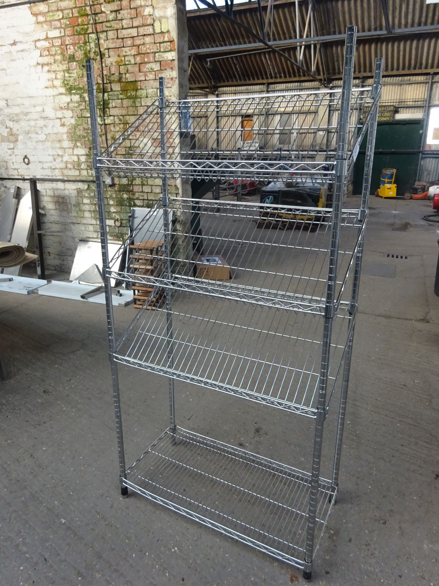 3 tier wire display stand.