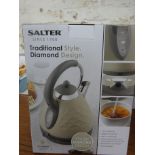 Salter diamond design kettle