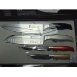 Bergner Neon 4pc knife set