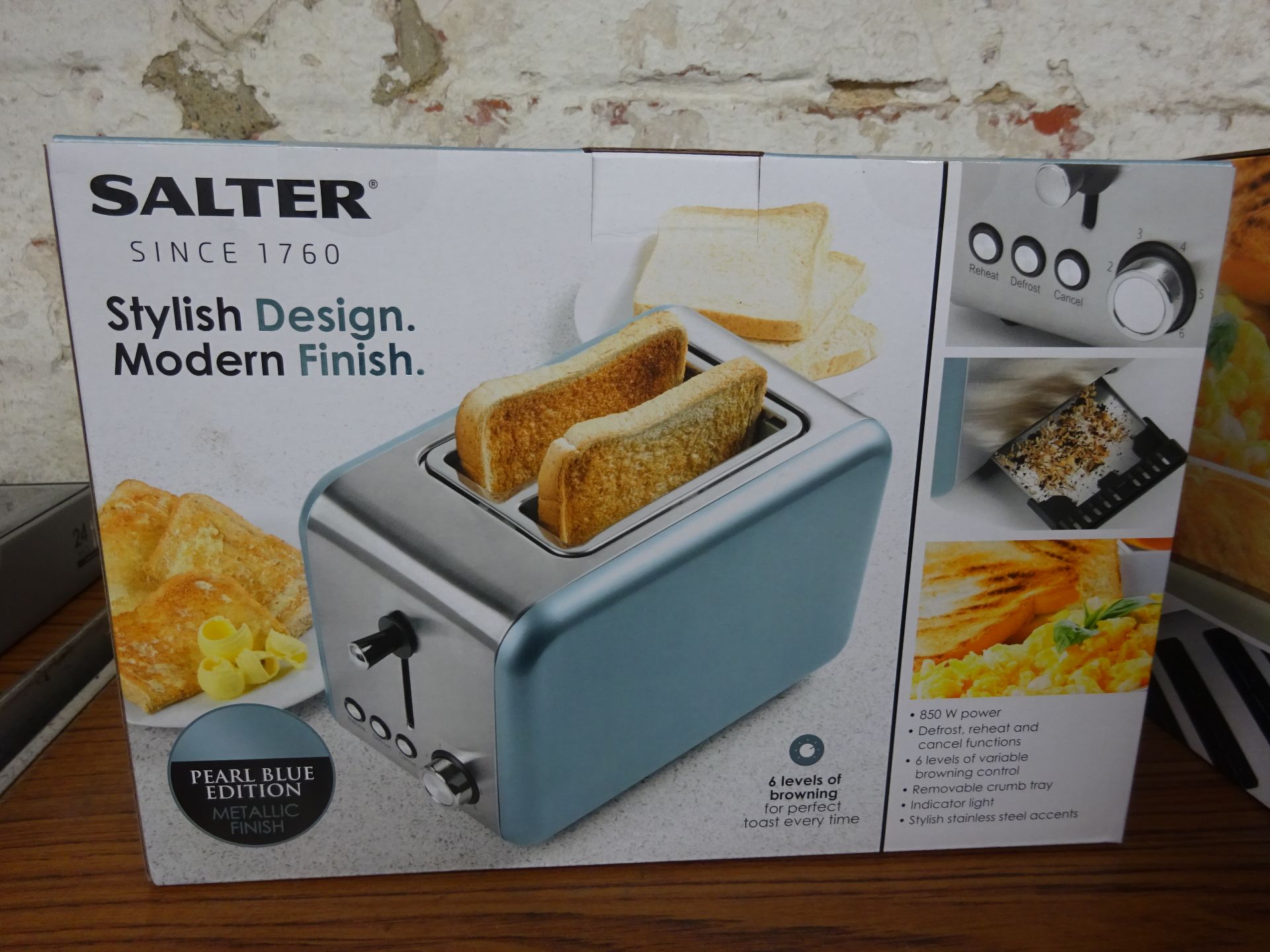 Salter twin slice toaster