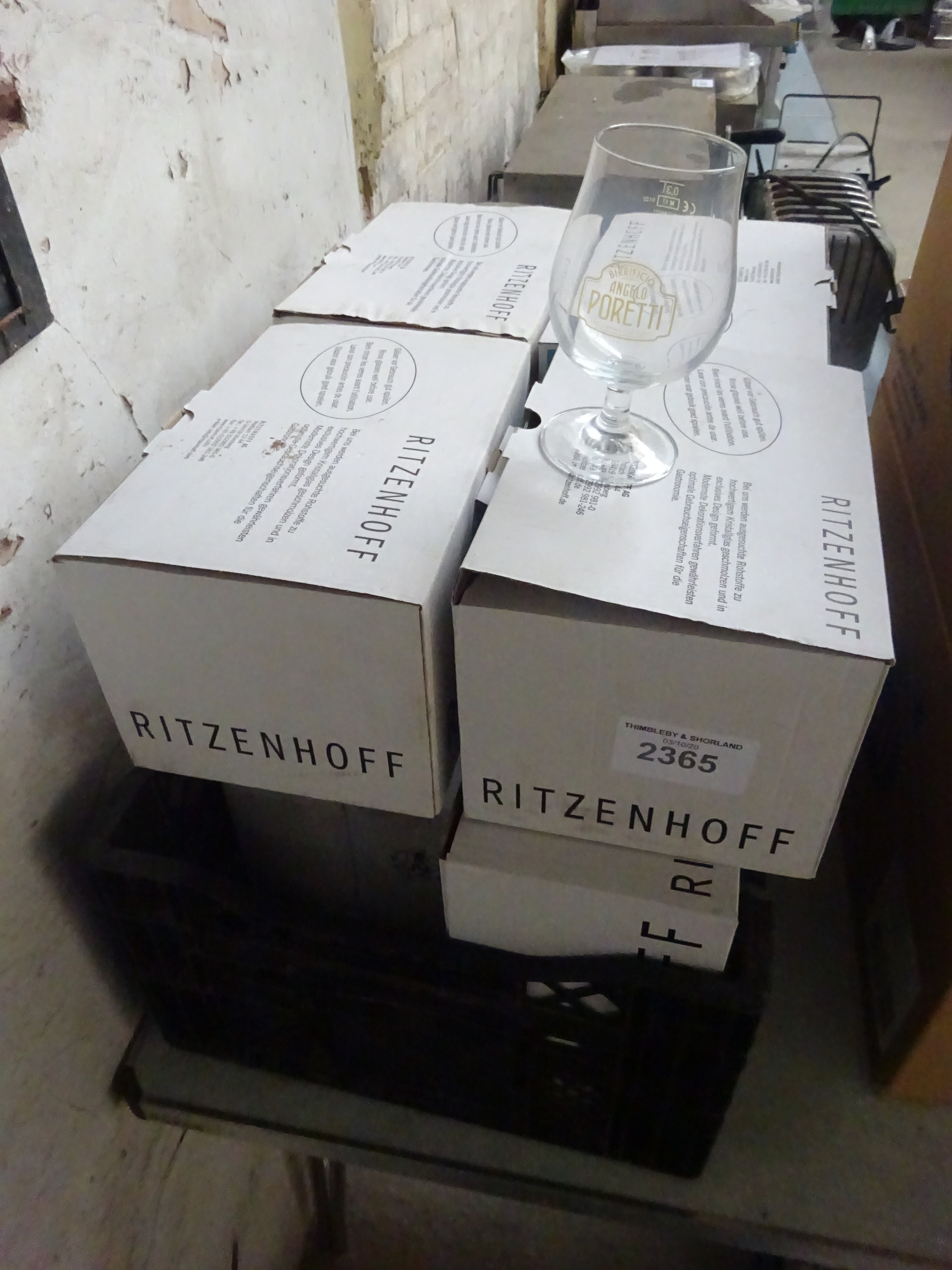 10 boxes of 6 no Ritzenhnoff 0.3L Poretti branded glasses - Image 3 of 3