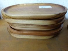 6 oval serving boards 20cm x 30cm