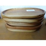 6 oval serving boards 20cm x 30cm