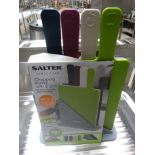 Salter chipping boards in stand