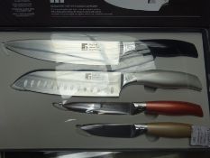 Bergner Neon 4pc knife set