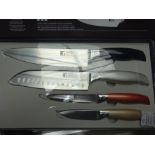 Bergner Neon 4pc knife set