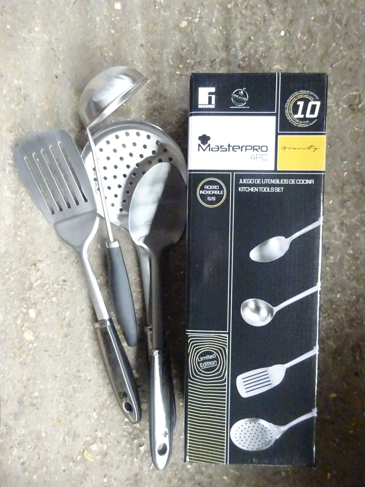 Masterpro 4pc kitchen utensil set