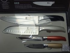 Bergner Neon 4pc knife set