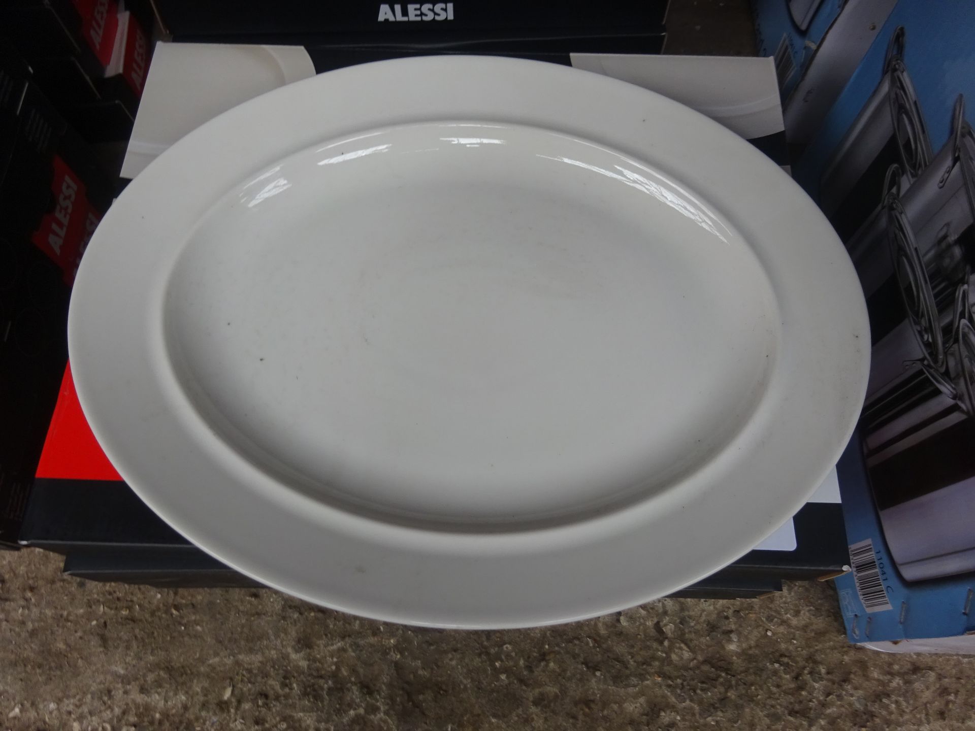 4 Alessi oval serving plates