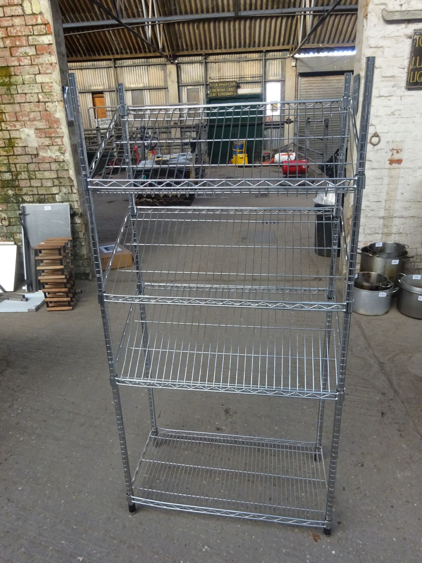 3 tier wire display stand.