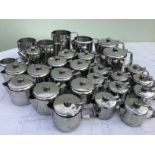 Stainless steel tea pots, jugs etc - 28 items